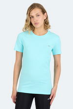 Slazenger - Slazenger KORNELI I Kadın Slim Fit Açık Yeşil Tişört Slazenger - Slazenger KORNELI I Kadın Slim Fit Açık Yeşil Tişört