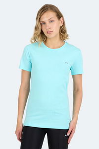 Slazenger - Slazenger KORNELI I Kadın Slim Fit Açık Yeşil Tişört Slazenger - Slazenger KORNELI I Kadın Slim Fit Açık Yeşil Tişört