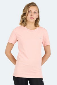 Slazenger - Slazenger KORNELI I Kadın Slim Fit Somon Tişört Slazenger - Slazenger KORNELI I Kadın Slim Fit Somon Tişört