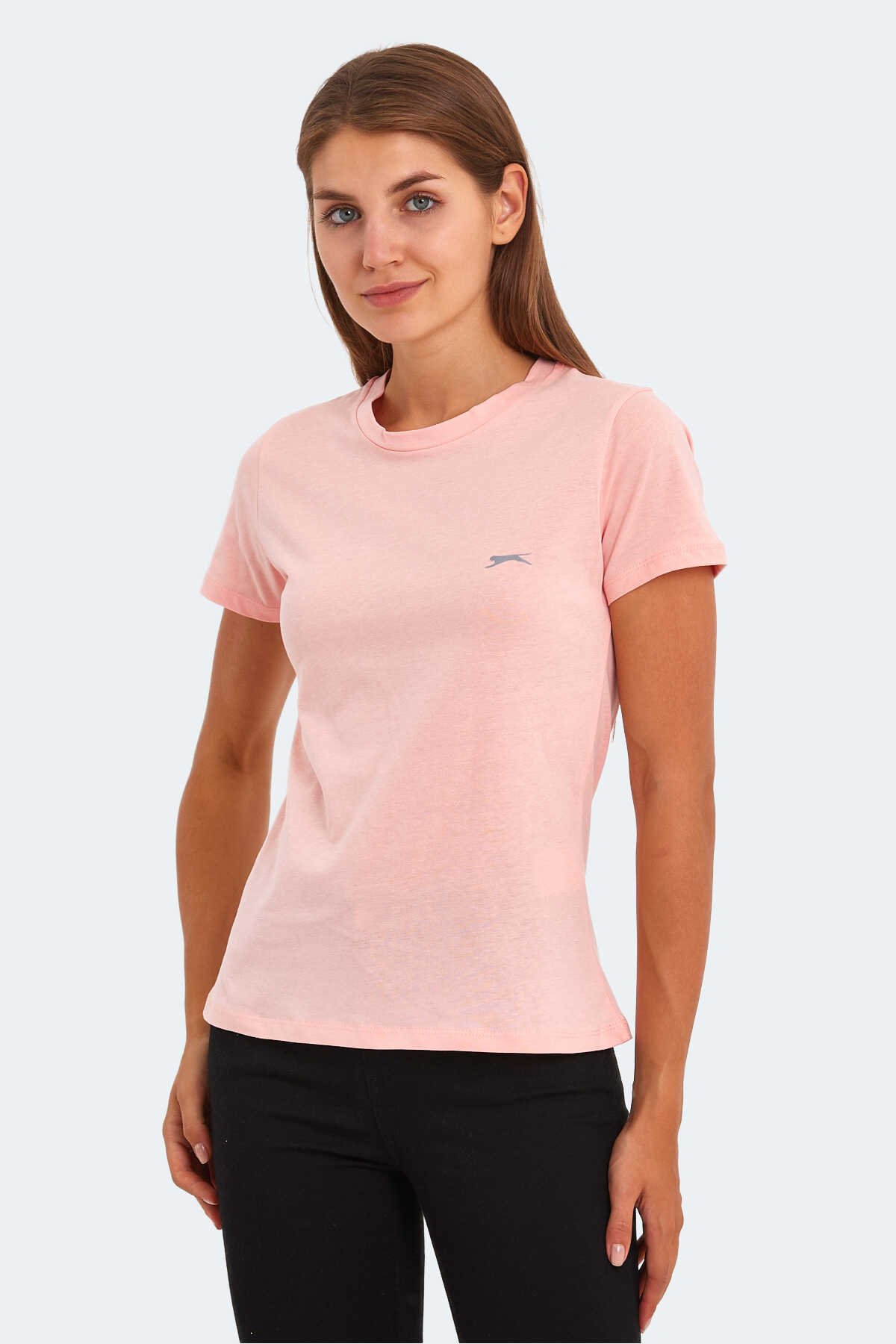 Slazenger - Slazenger KORNELI I Kadın T-Shirt Somon