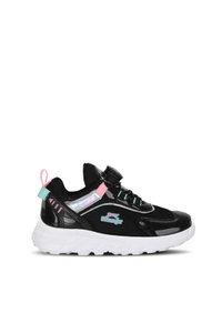 Slazenger - Slazenger KORTECH F Kız Çocuk Siyah / Pembe Günlük Spor Ayakkabısı