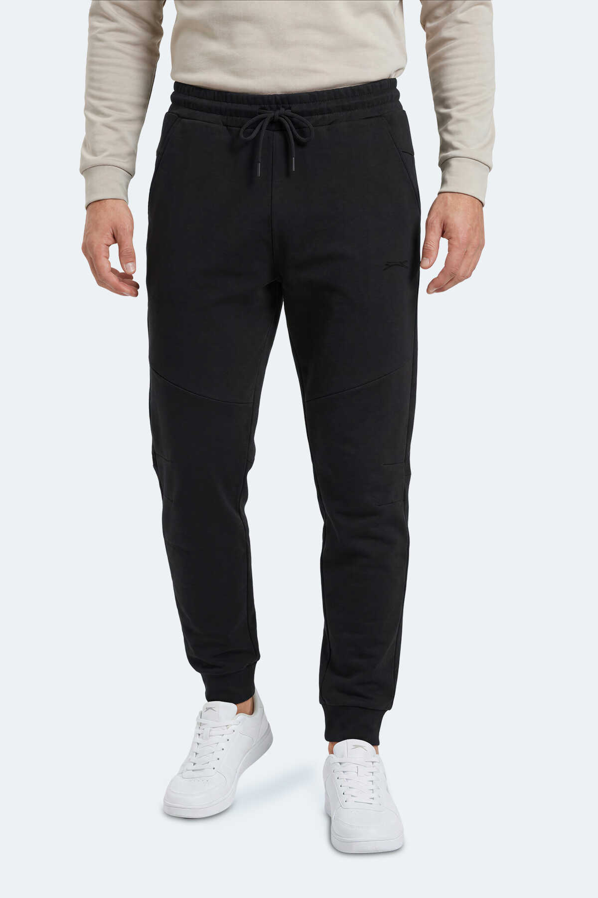 Slazenger - Slazenger KORVIX I Erkek Siyah Eşofman Altı