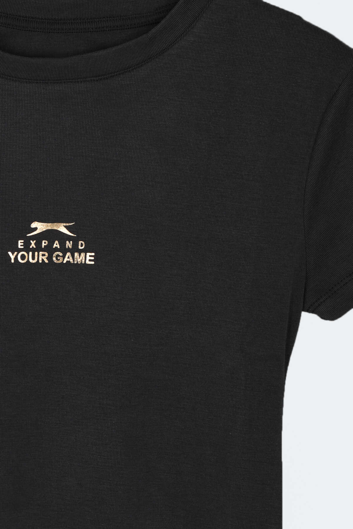 Slazenger - Slazenger KOSTA Kadın Siyah Tişört