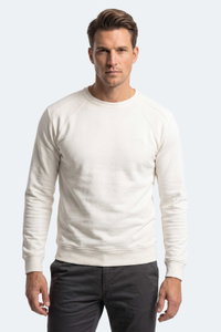Slazenger - Slazenger KOVAN I Erkek Beyaz Sweatshırt