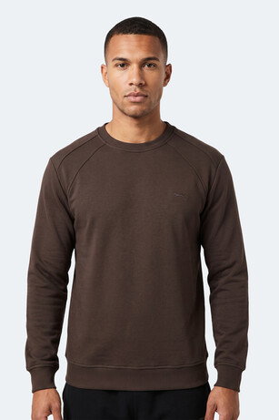 Slazenger KOVAN I Erkek Kahve Sweatshırt