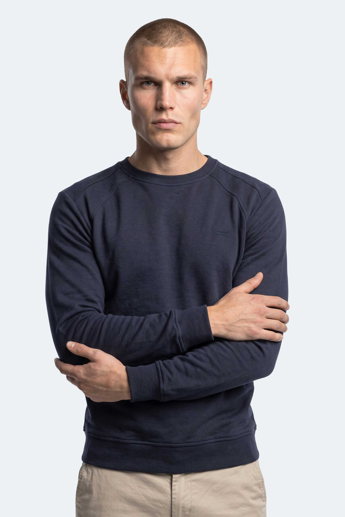 Slazenger KOVAN I Erkek Lacivert Sweatshırt - 4