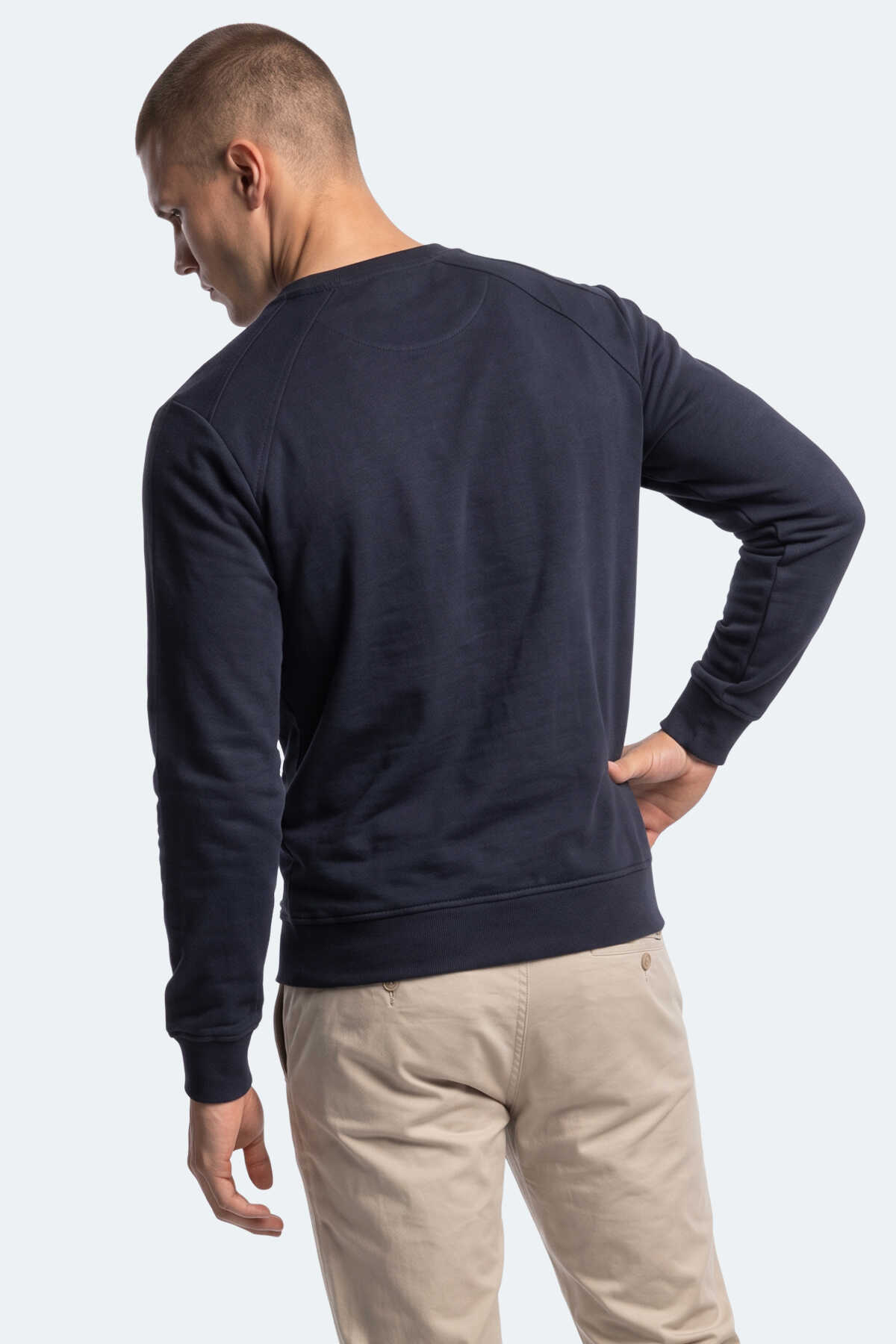 Slazenger KOVAN I Erkek Lacivert Sweatshırt - 6