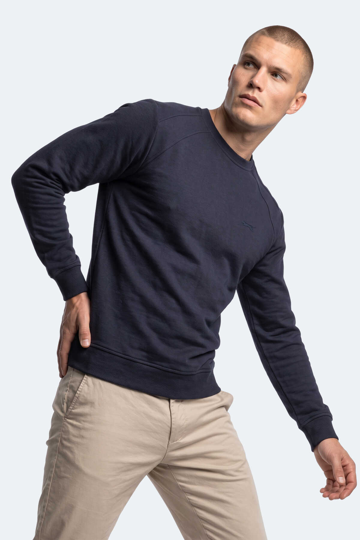 Slazenger KOVAN I Erkek Lacivert Sweatshırt - 7