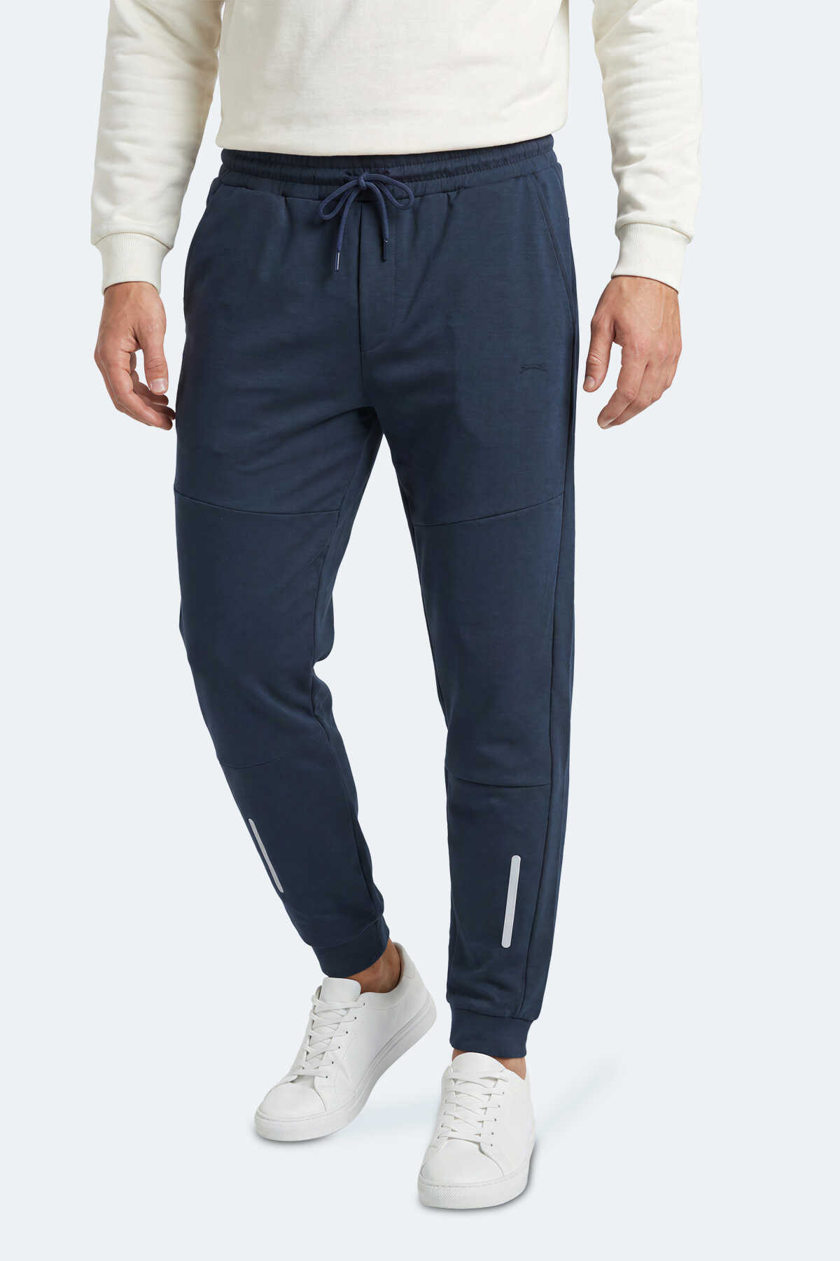 Slazenger - Slazenger KOX I Erkek Cepli Slim Fit Lacivert Eşofman Altı