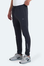 Slazenger - Slazenger KOX I Erkek Cepli Dar Paça Gri Eşofman Altı