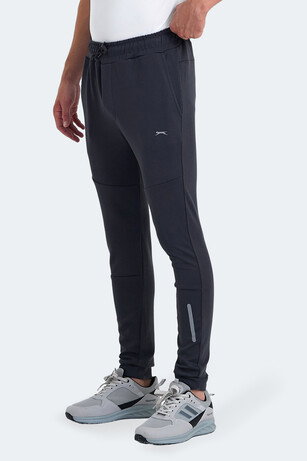 Slazenger KOX I Erkek Cepli Slim Fit Gri Eşofman Altı 
