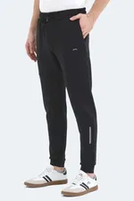 Slazenger - Slazenger KOX I Erkek Siyah Eşofman Altı