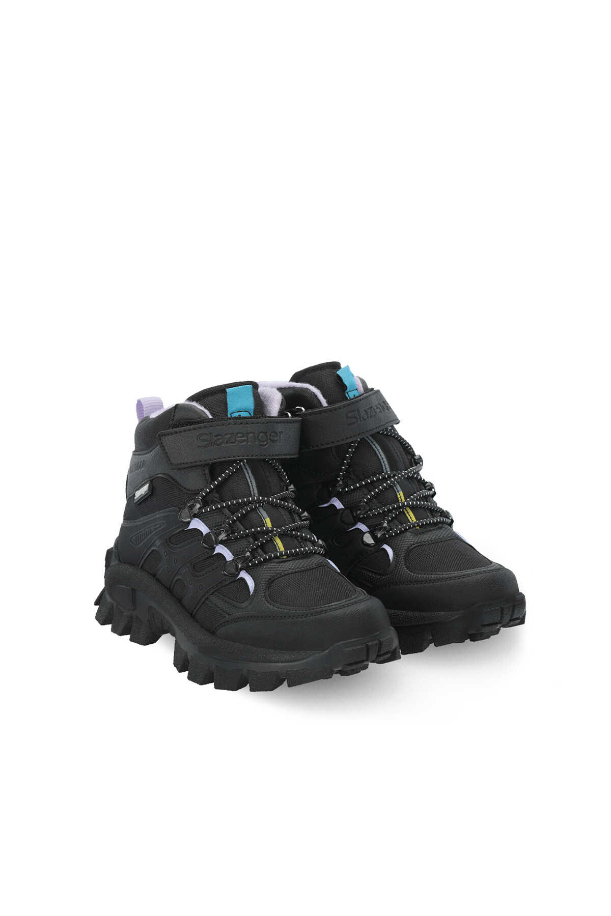 Slazenger KRAKEN I Kız Çocuk Siyah / Mor Bot - 2