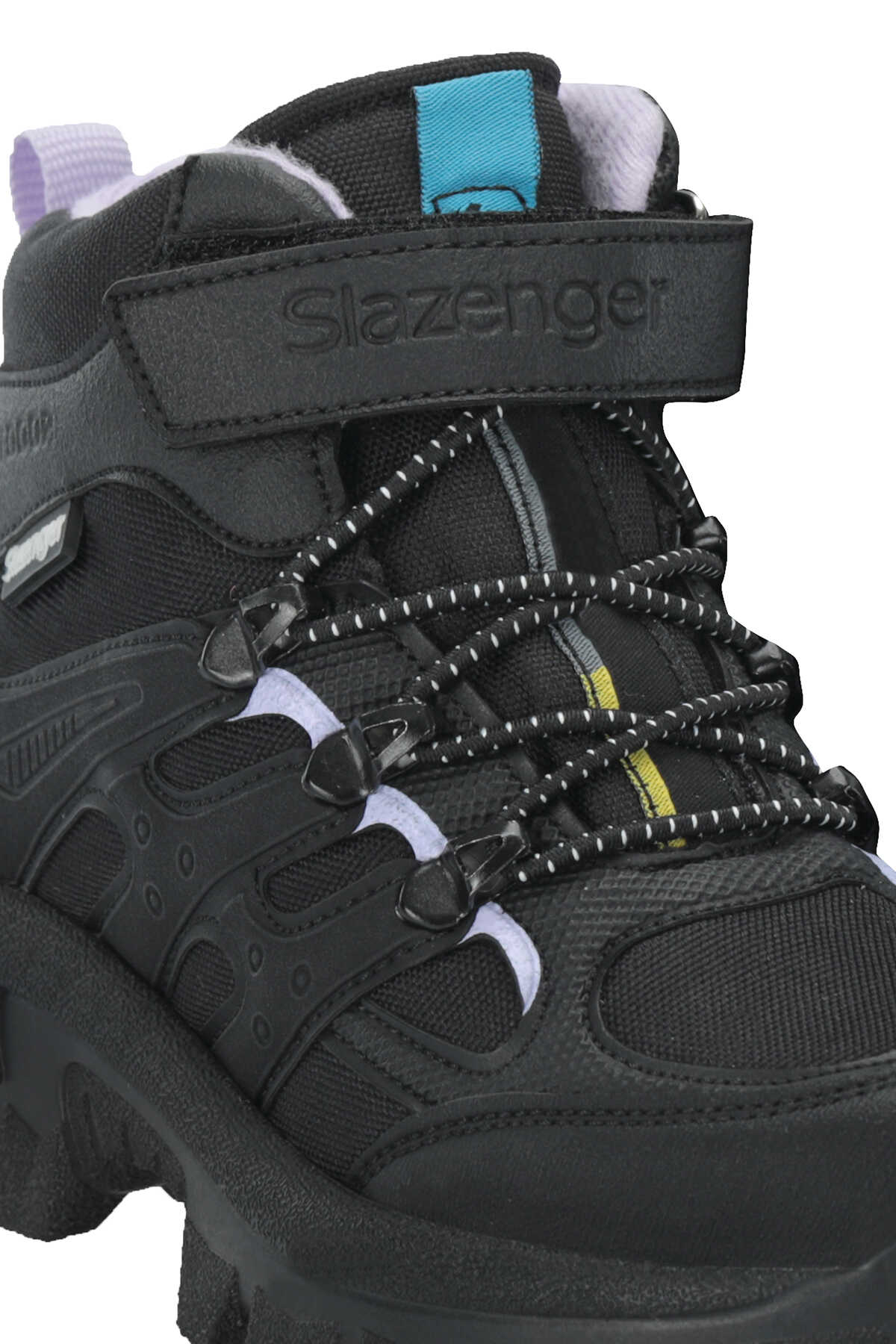 Slazenger KRAKEN I Kız Çocuk Siyah / Mor Bot - 4