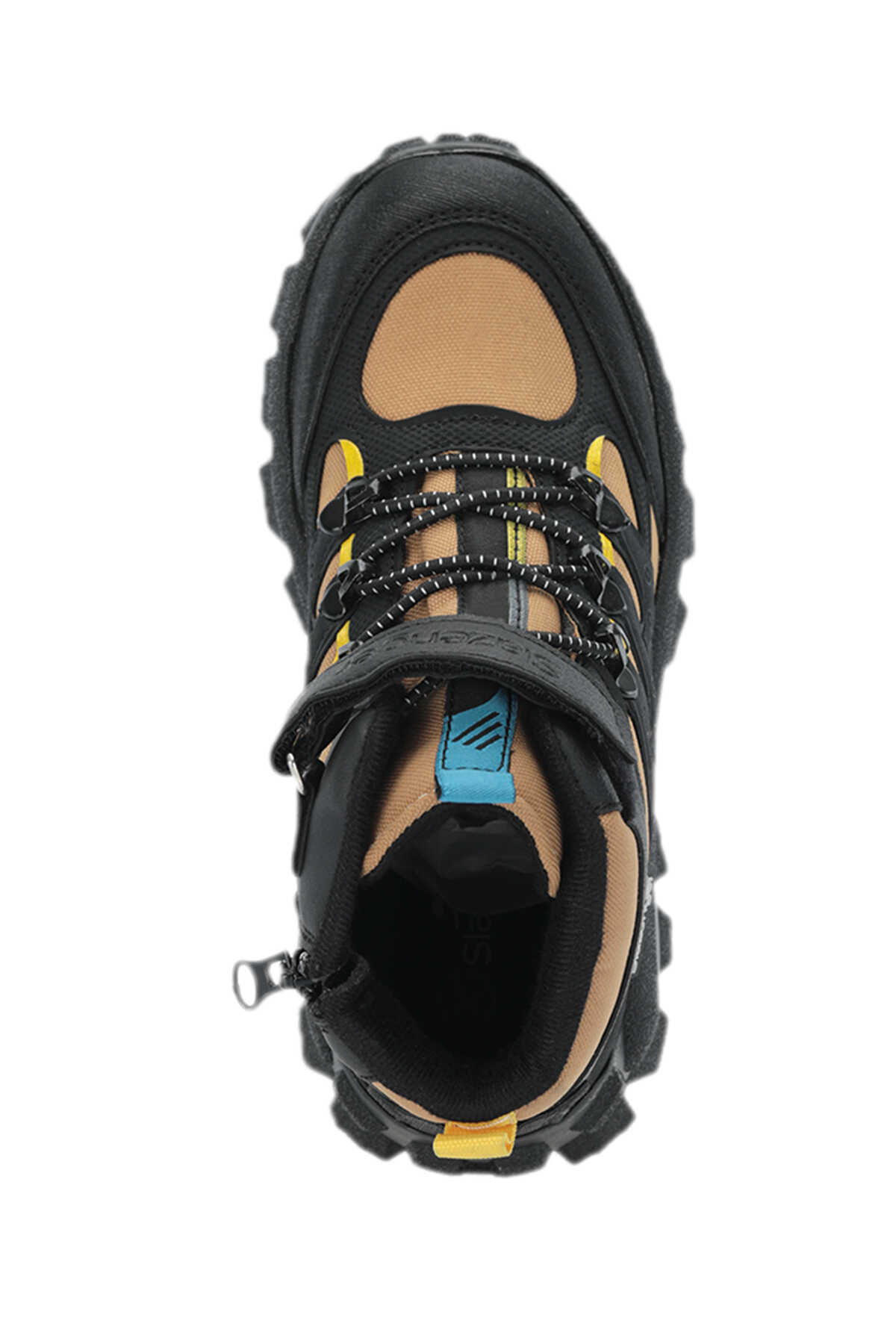 Slazenger KRAKEN I Unisex Çocuk Cırtlı Hardal Bot - 5