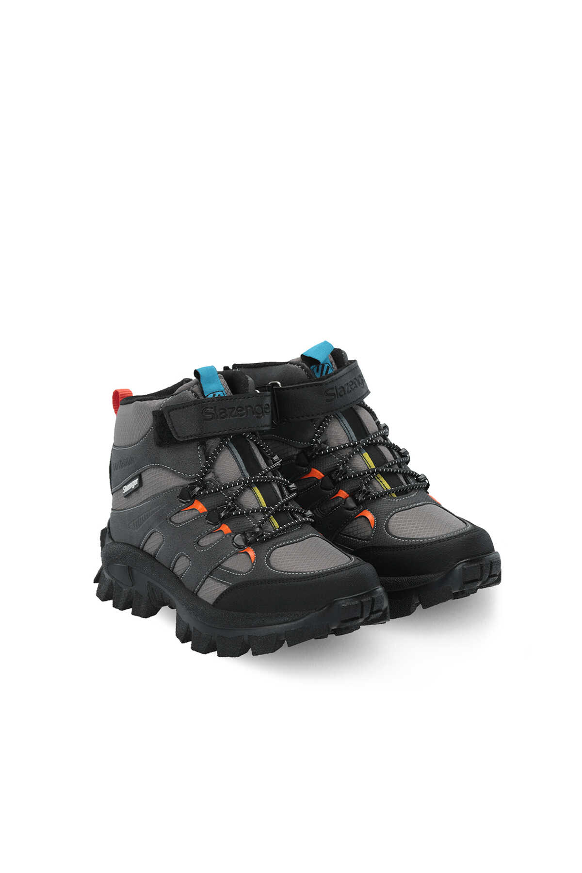 Slazenger KRAKEN I Unisex Çocuk Koyu Gri / Turuncu Bot - 2