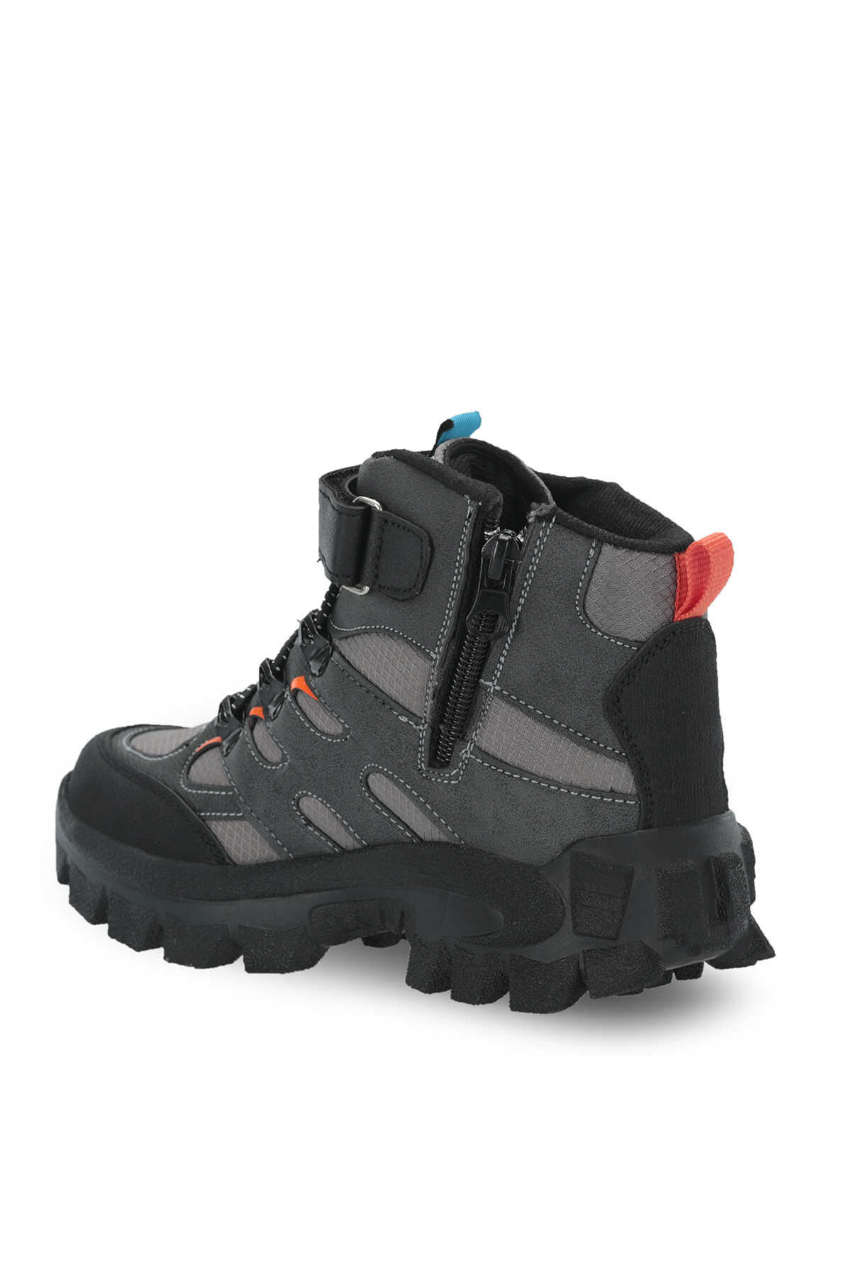 Slazenger KRAKEN I Unisex Çocuk Koyu Gri / Turuncu Bot - 3
