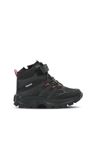 Slazenger KRAKEN I Unisex Çocuk Cırtlı Siyah / Kırmızı Bot