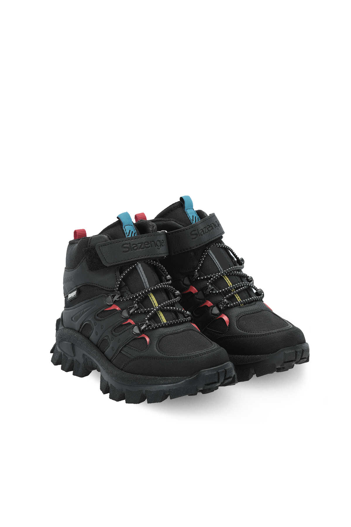 Slazenger KRAKEN I Unisex Çocuk Cırtlı Siyah / Kırmızı Bot - 2