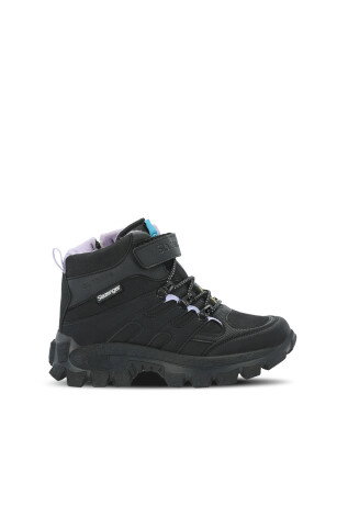 Slazenger KRAKEN I Unisex Çocuk Cırtlı Siyah / Mor Bot