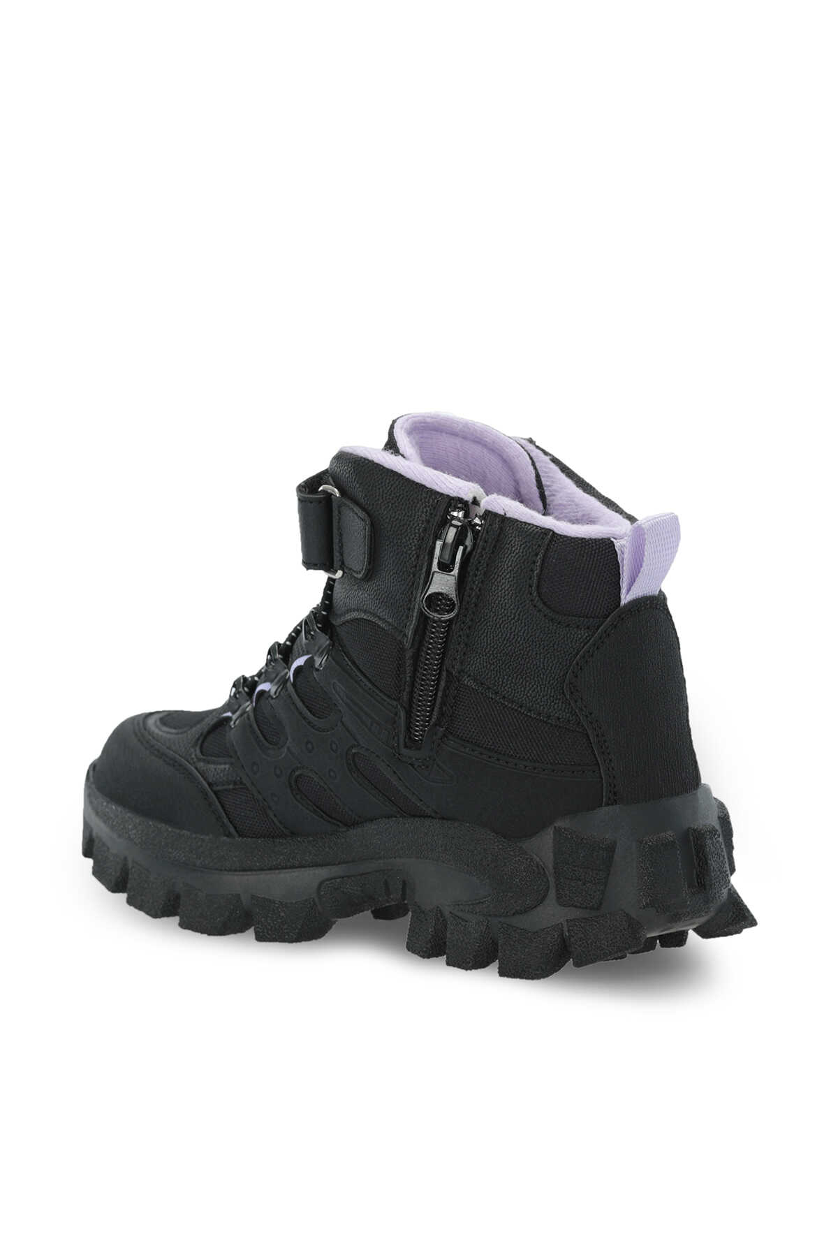 Slazenger KRAKEN I Unisex Çocuk Cırtlı Siyah / Mor Bot - 3
