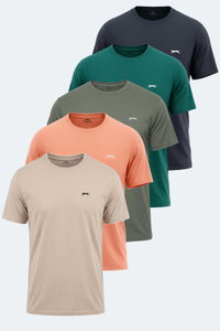 Slazenger - Slazenger KRATER 5 li Set Erkek Tişört