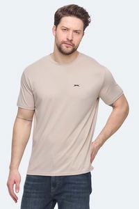 Slazenger - Slazenger KRATER Erkek Bej Tişört Slazenger - Slazenger KRATER Erkek Bej Tişört