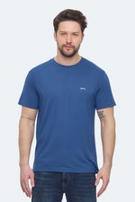 Slazenger - Slazenger KRATER Erkek Indigo Tişört