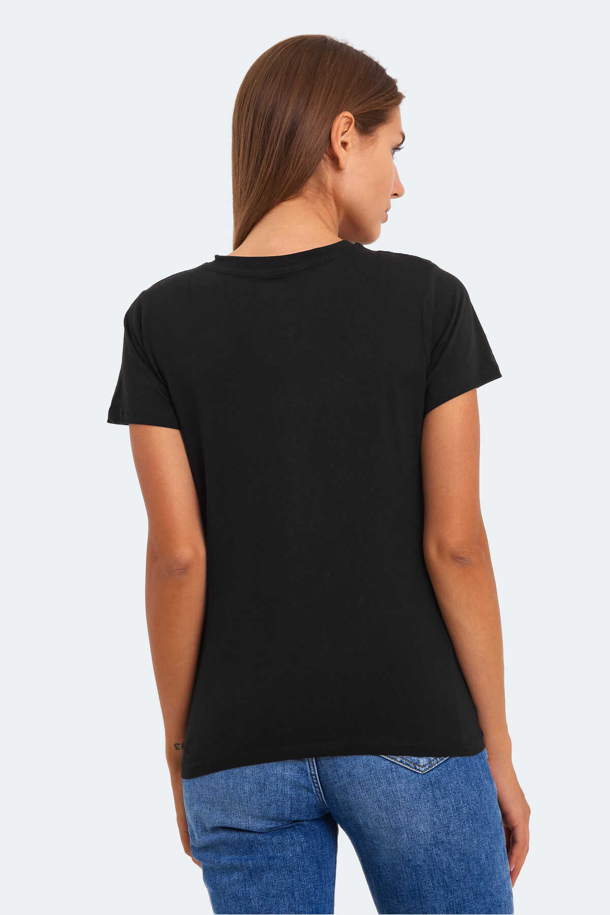 Slazenger KRISTEN I Kadın V Yaka Siyah Tişört Slazenger KRISTEN I Kadın V Yaka Siyah Tişört