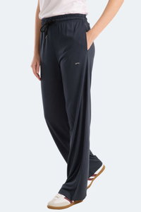 Slazenger - Slazenger KRISTER IN Kadın Cepli Bol Paça Koyu Gri Eşofman Altı