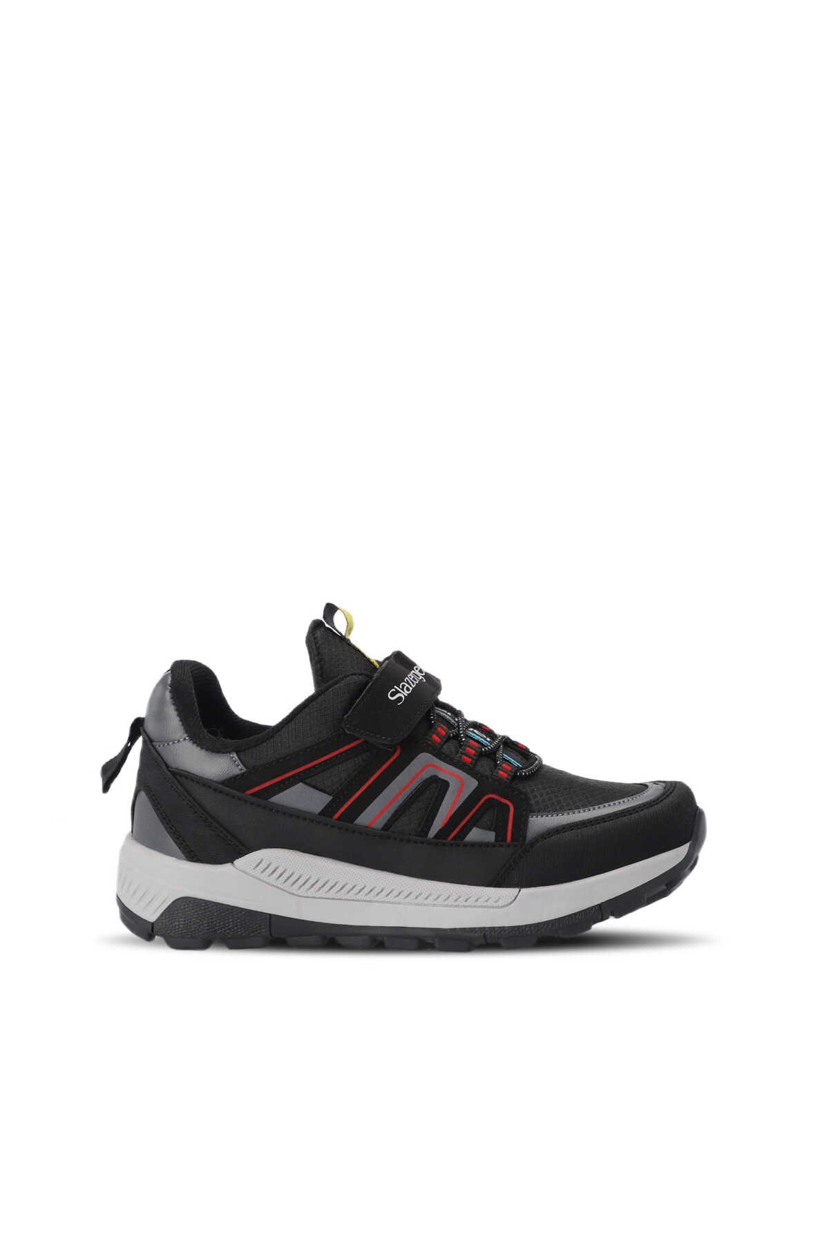 Slazenger - Slazenger KROSS KTN Sneaker Unisex Çocuk Ayakkabı Siyah / Kırmızı