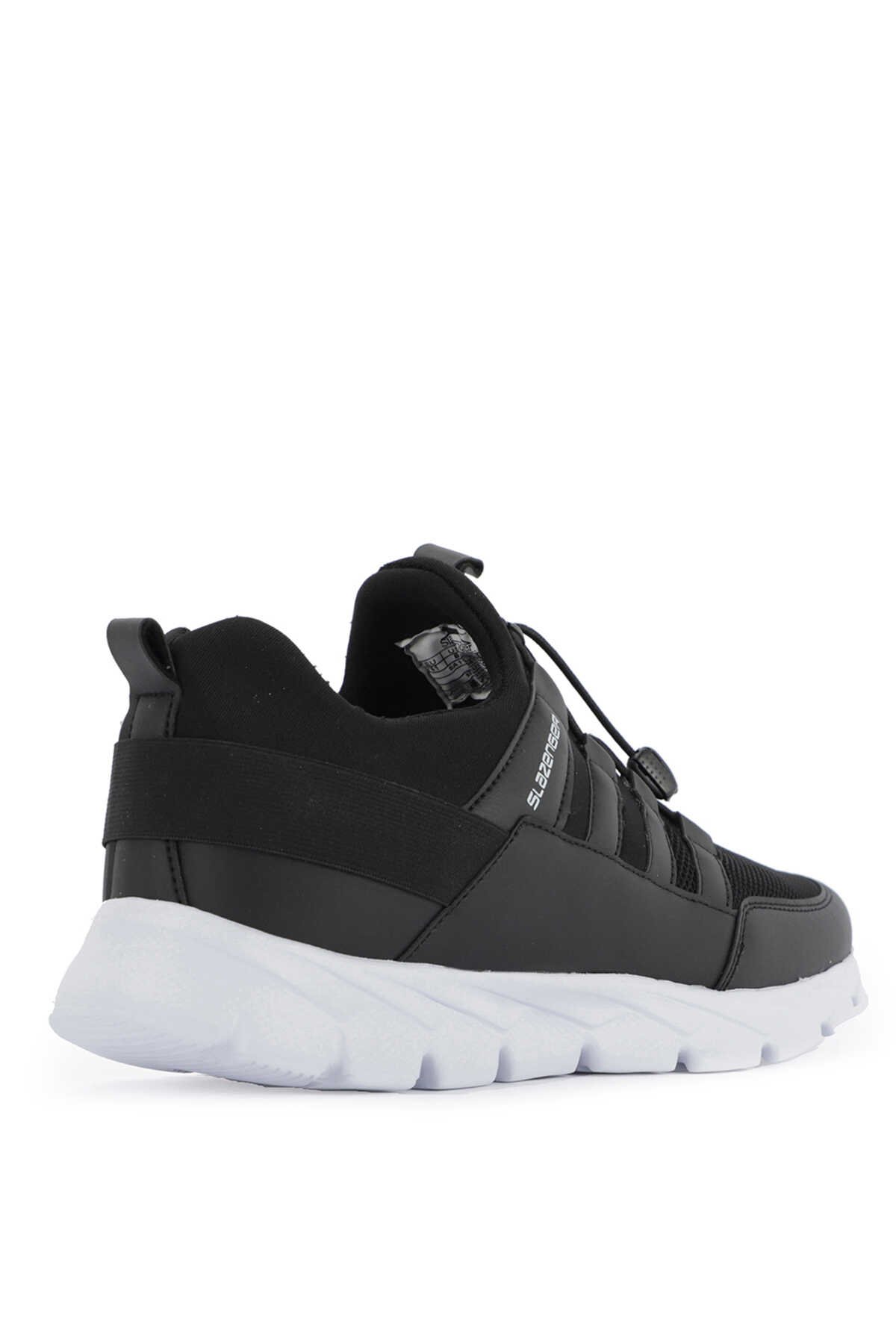 Slazenger KRUSER Sneaker Erkek Ayakkabı Siyah / Beyaz