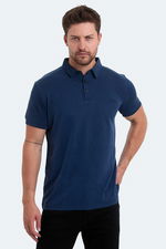 Slazenger - Slazenger KUGGA Erkek Indigo Tişört Slazenger - Slazenger KUGGA Erkek Indigo Tişört