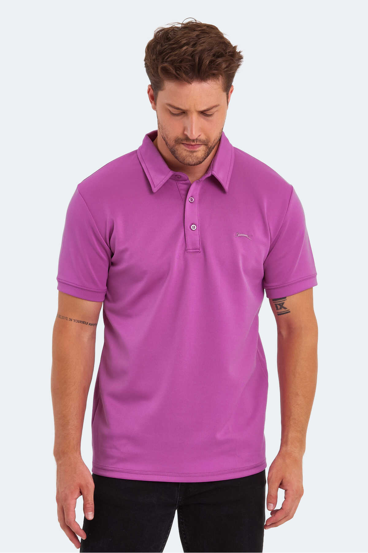 Slazenger KUGGA Erkek Mor Tişört Slazenger KUGGA Erkek Mor Tişört