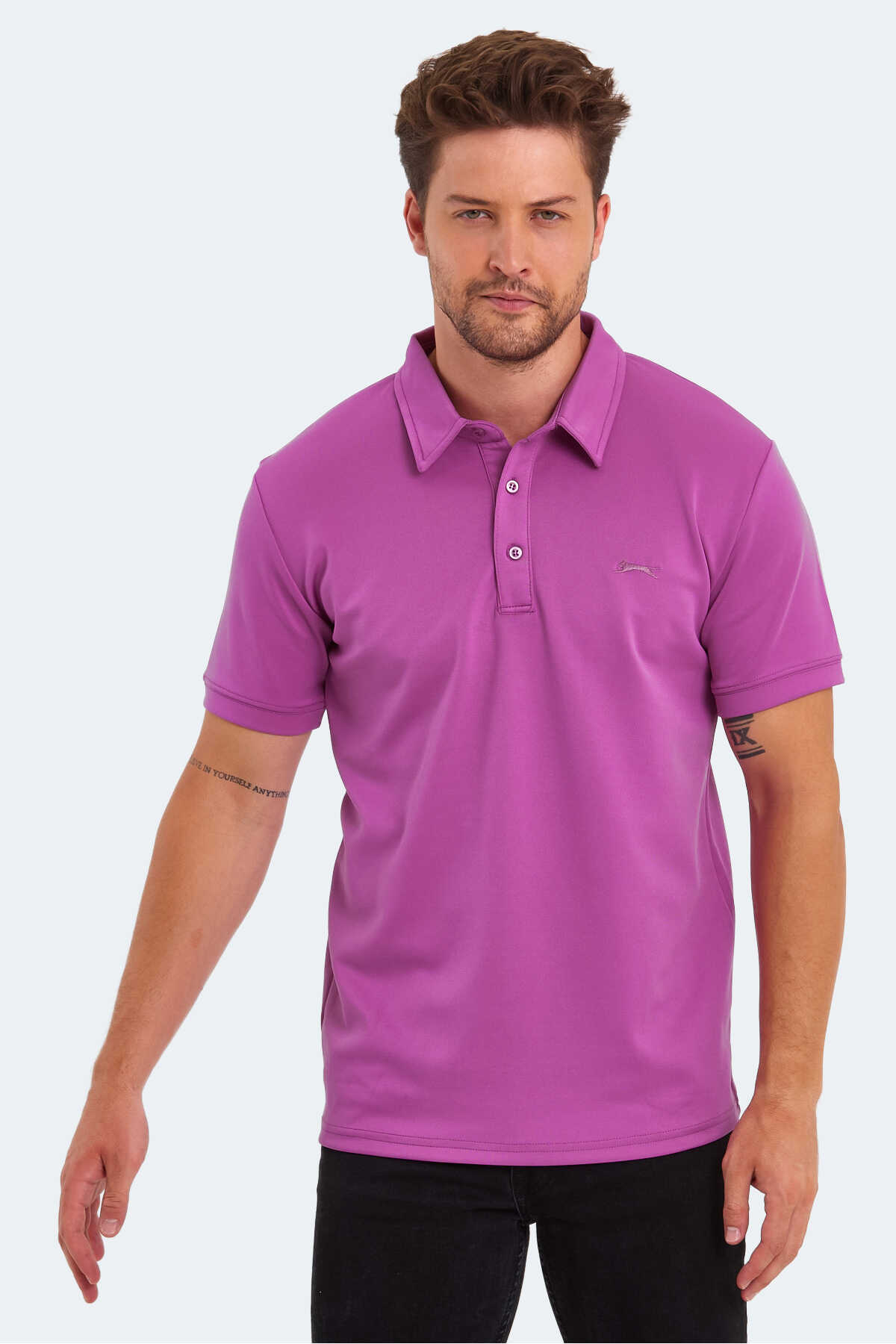 Slazenger KUGGA Erkek Mor Tişört Slazenger KUGGA Erkek Mor Tişört