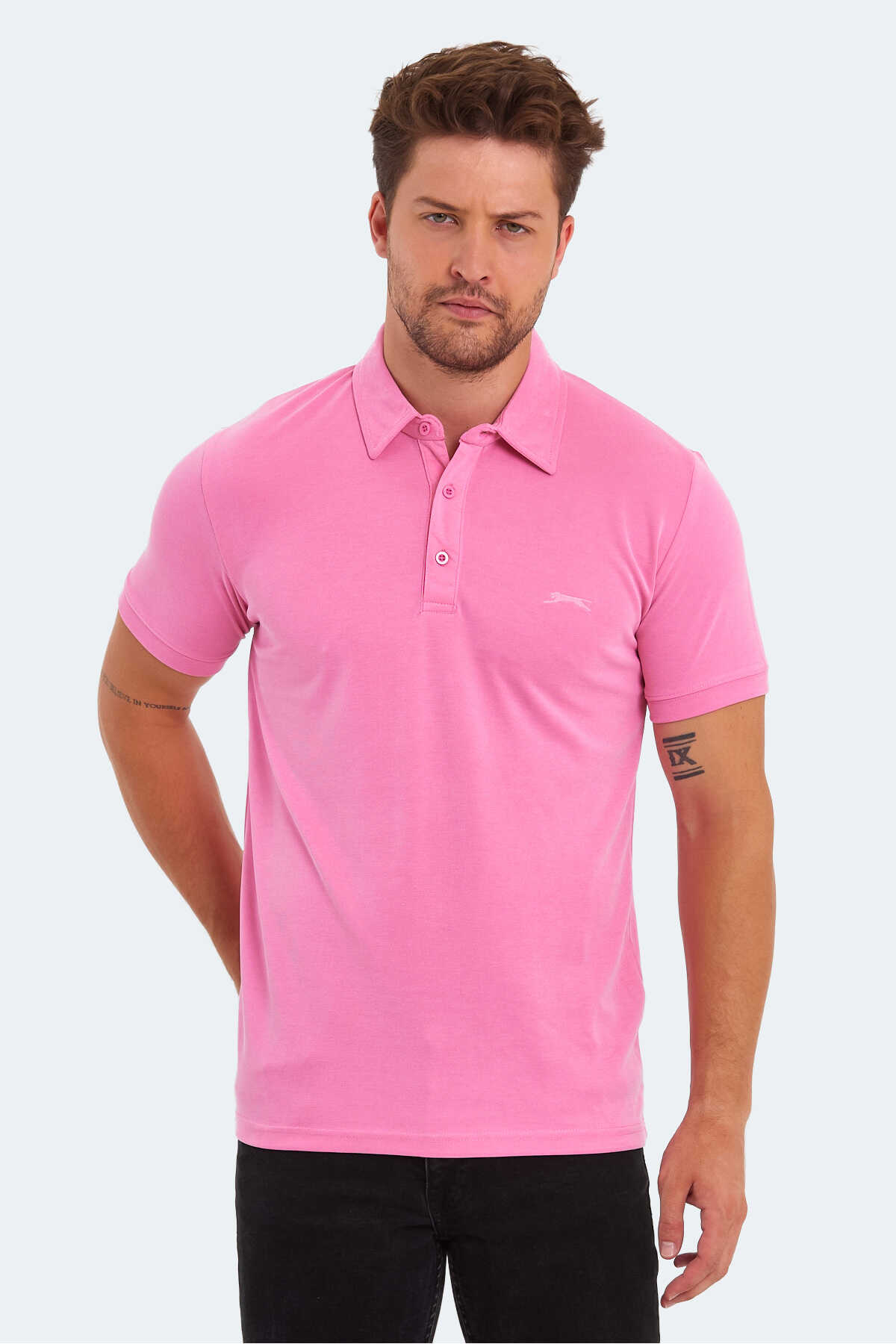 Slazenger - Slazenger KUGGA Erkek T-Shirt Pembe