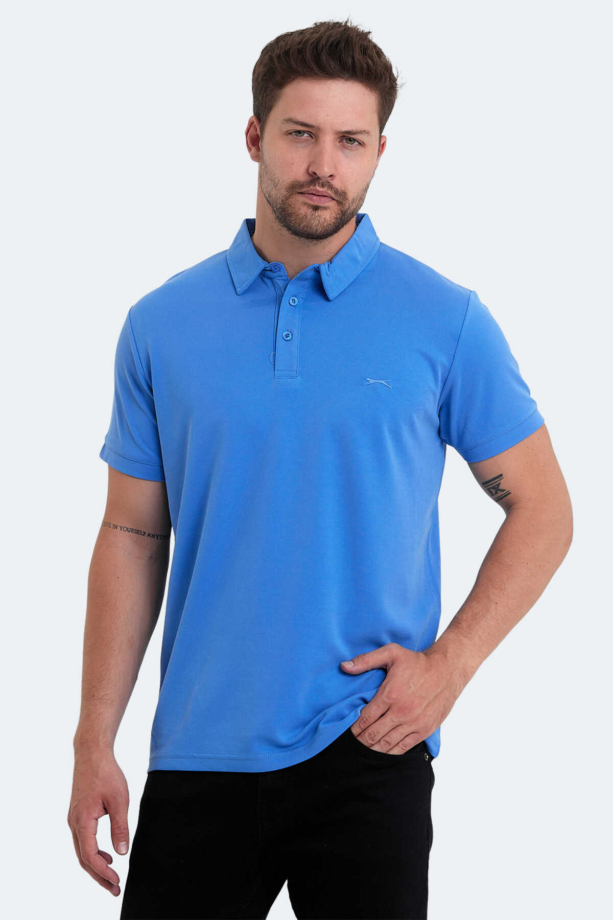 Slazenger - Slazenger KUGGA Erkek Tişört Mavi
