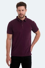 Slazenger - Slazenger KUGGA Erkek Mürdüm Tişört Slazenger - Slazenger KUGGA Erkek Mürdüm Tişört