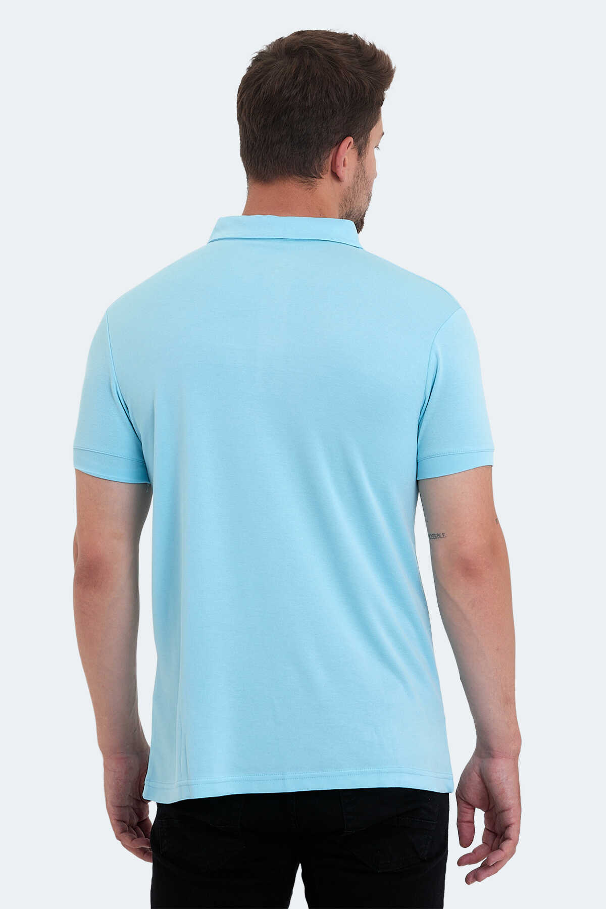 Slazenger - Slazenger KUGGA Erkek Tişört Turkuaz