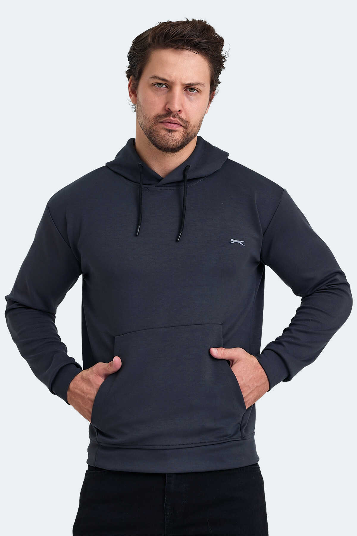 Slazenger - Slazenger KULA I Erkek Sweatshirt Gri