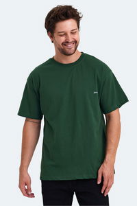 Slazenger - Slazenger KULANA Erkek Oversıze Yeşil Tişört Slazenger - Slazenger KULANA Erkek Oversıze Yeşil Tişört