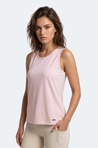 Slazenger - Slazenger KUNDE Kadın Kolsuz Açık Pembe Atlet
