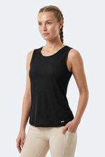 Slazenger - Slazenger KUNDE Kadın Kolsuz Siyah Atlet