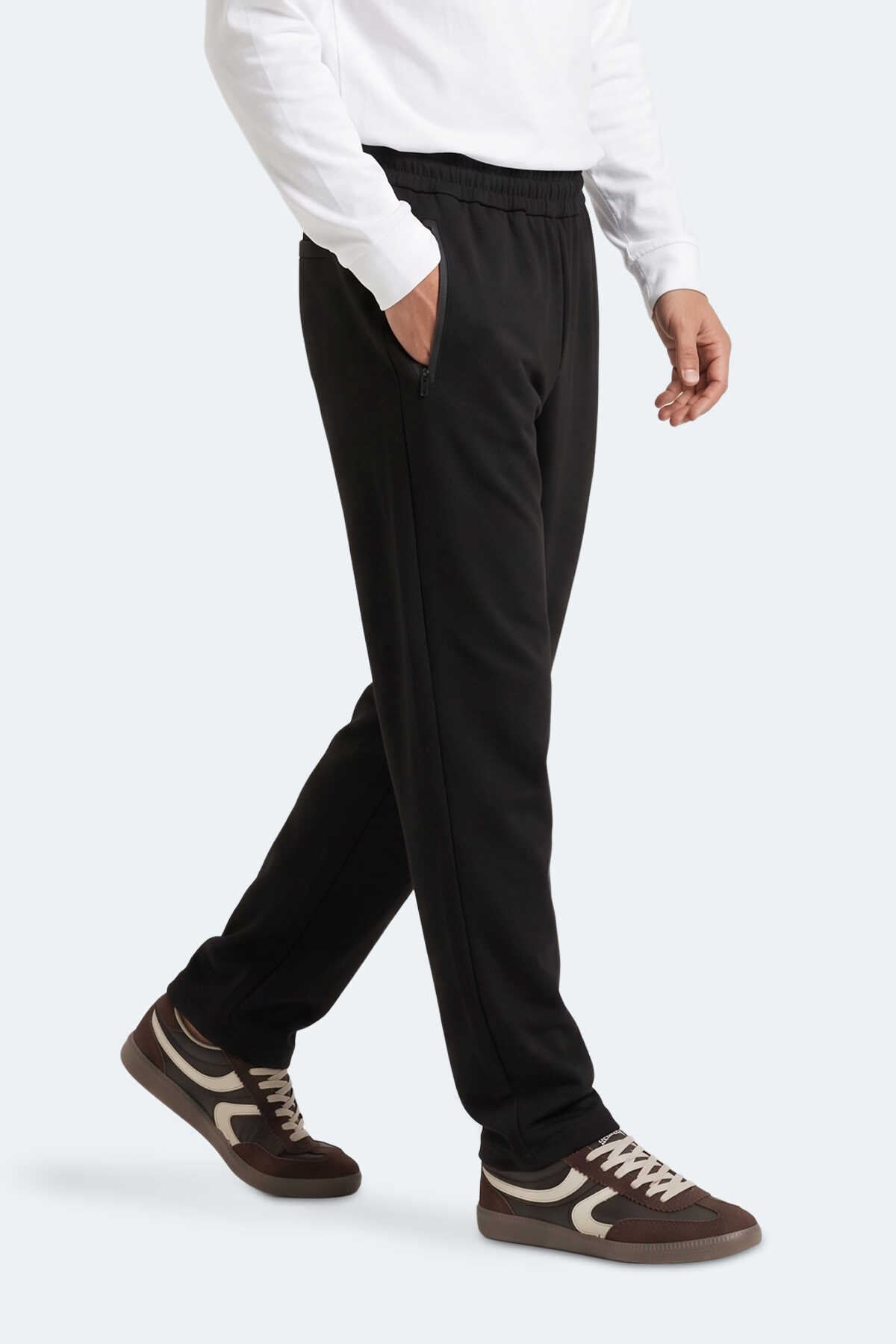 Slazenger KUNOZ I Erkek Siyah Eşofman Altı - 3