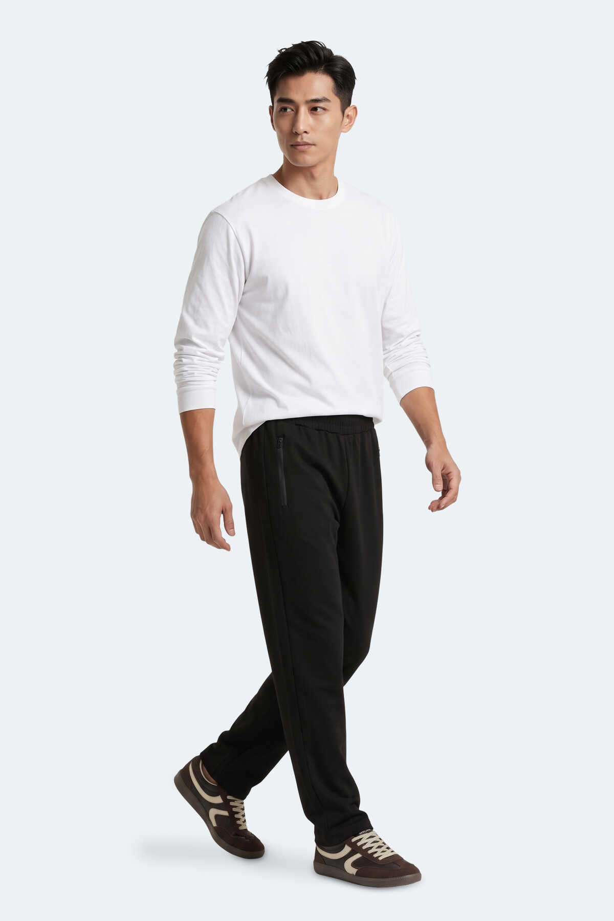 Slazenger KUNOZ I Erkek Siyah Eşofman Altı - 7