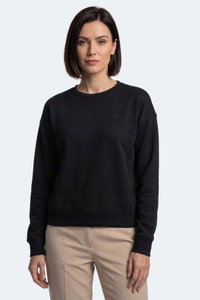 Slazenger - Slazenger KUNTO I Kadın Siyah Sweatshırt