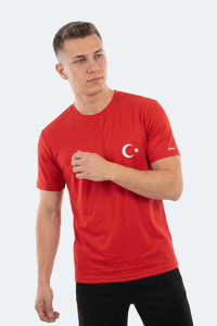 Slazenger - Slazenger KUPA I Erkek Kırmızı Tişört