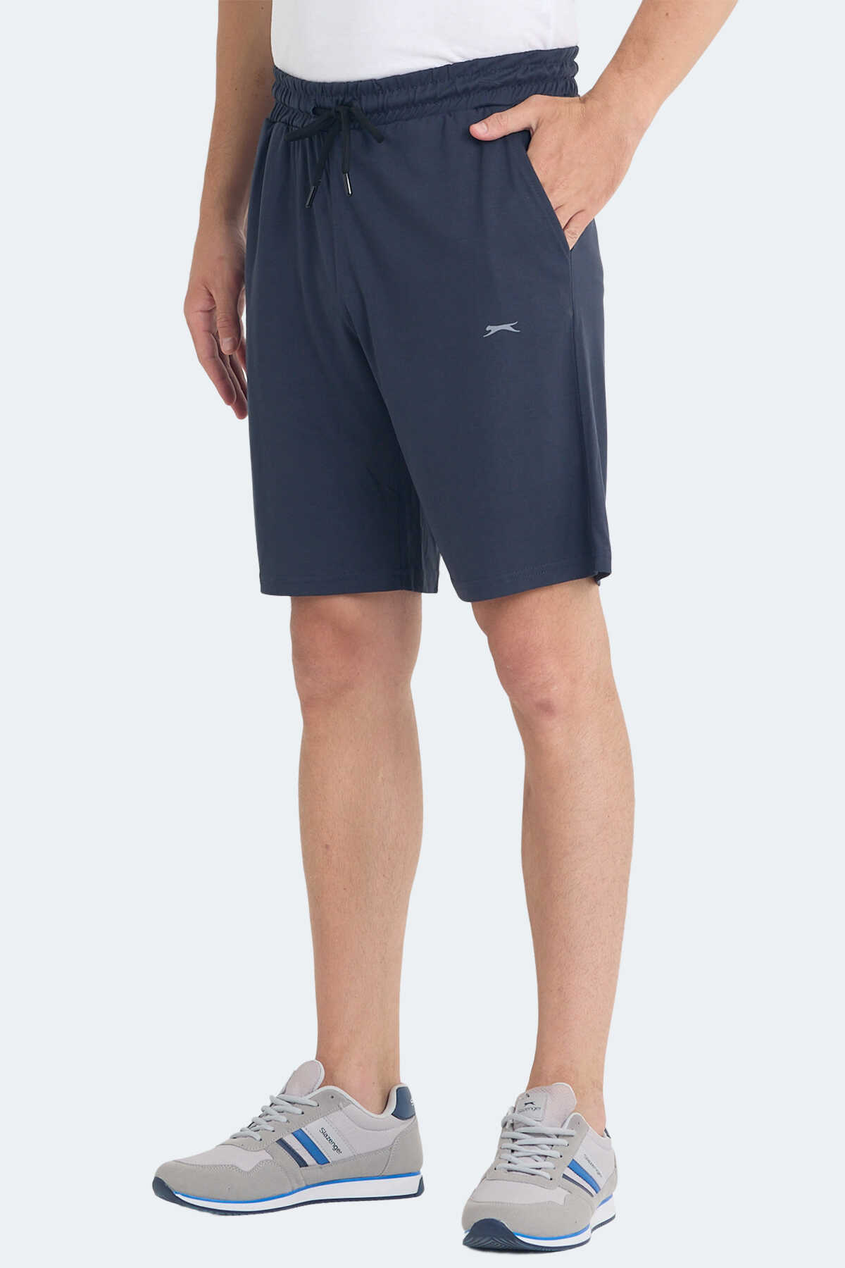 Slazenger - Slazenger KUSSO Erkek Şort Koyu Gri