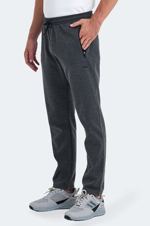 Slazenger KUVART IN Erkek Fermuar Cepli Antrasit Eşofman Altı 