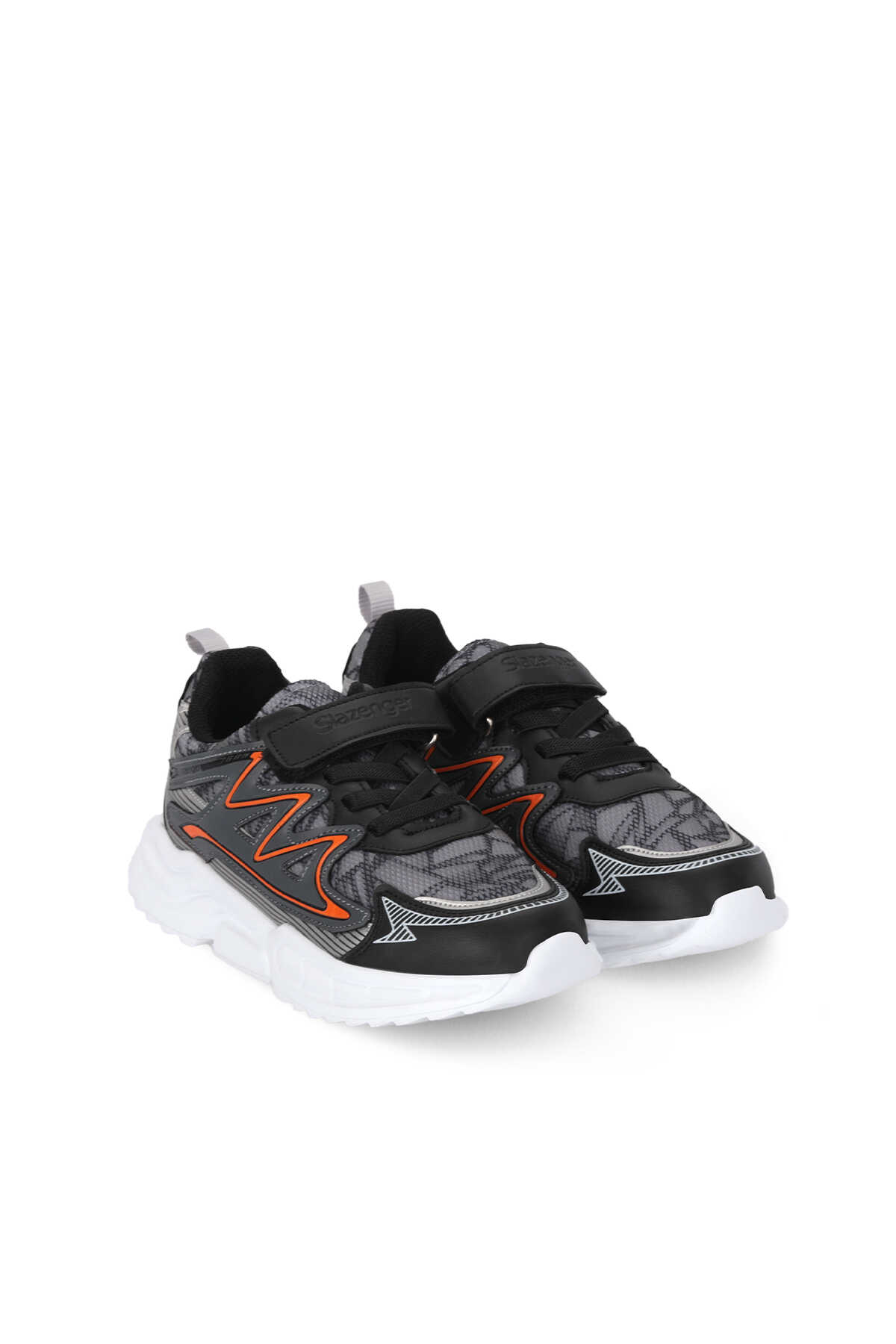 Slazenger KYRIE NEW P Unisex Çocuk Cırt Cırtlı Koyu Gri Günlük Spor Ayakkabısı - 2